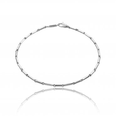 Chimento 18ct White Gold Bamboo Classic Bracelet