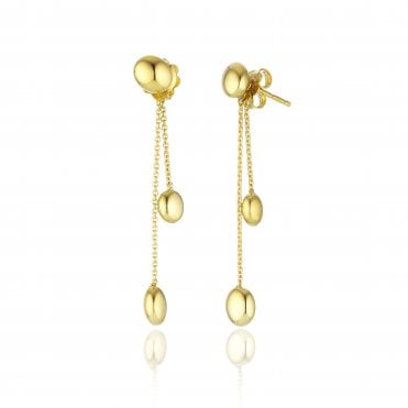 Chimento 18ct Yellow Gold Armillias Acqua Drop Earrings