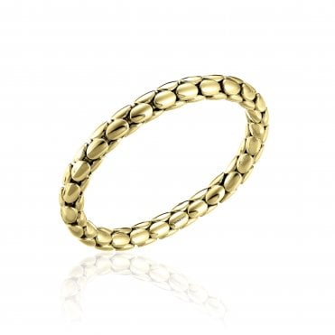 Chimento 18ct Yellow Gold Large Stretch Spring Bracelet