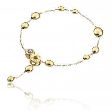 Chimento Armillas Acqua Single Strand 18ct Yellow Gold Bracelet