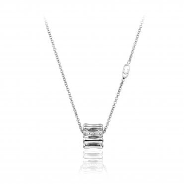 Chimento Bamboo Pendant Diamond Set