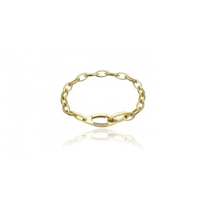 Chimento Link Sensi Diamond Clasp Bracelet