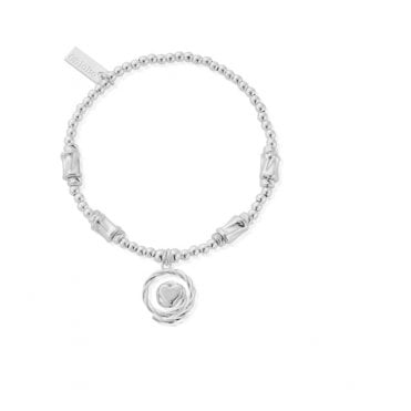 Cute Charm Chunky Twist Spiral Of Love Bracelet 