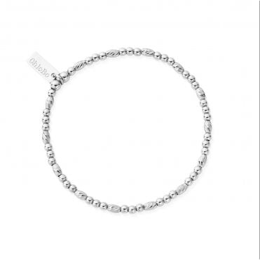 ChloBo Dainty Sparkle Silver Bracelet