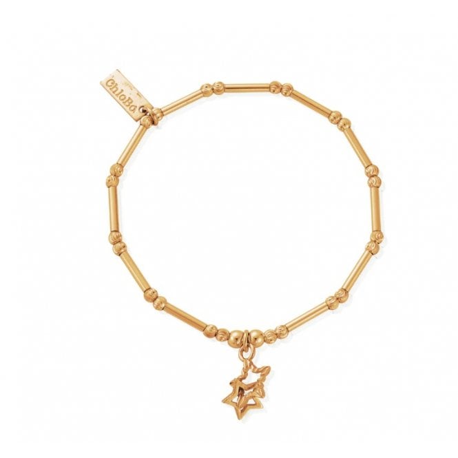 ChloBo Gold Plated Dainty Moon 