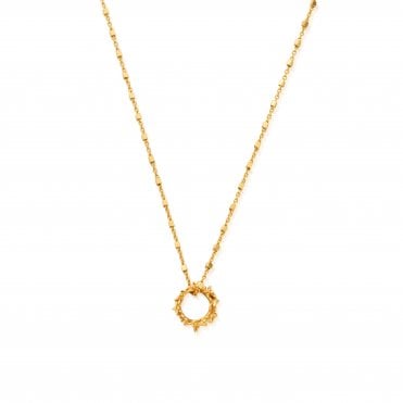 Chlobo Gold Plated Delicate Wisteria Necklace