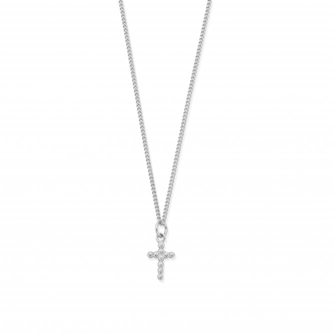 ChloBo Men 's Curb Chain Cross Necklace SNCC13336M