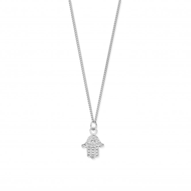 ChloBo Men 's Curb Chain Hamsa Necklace SNCC1607M