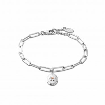 Clogau Forget-Me-Not Silver Bracelet