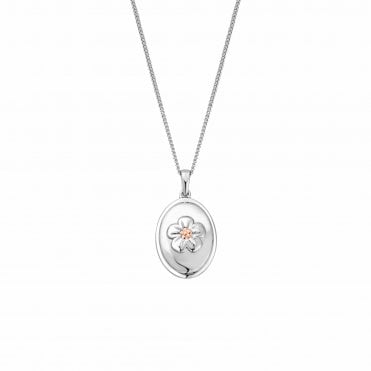 Clogau Forget-Me-Not Silver Pendant