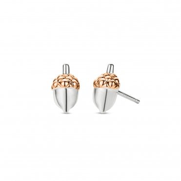 Clogau Oak Leaf Stud Earrings