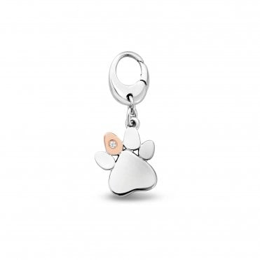 Clogau Paw Prints Keyring