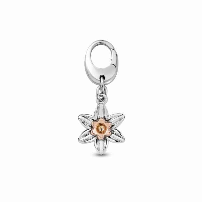 Clogau Silver Daffodil Charm