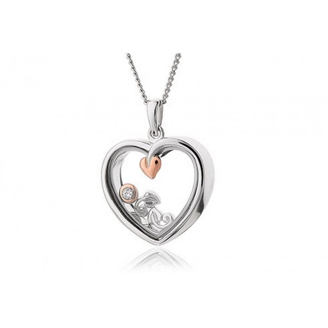 Clogau Tree of Life Heart Inner Charm Pendant