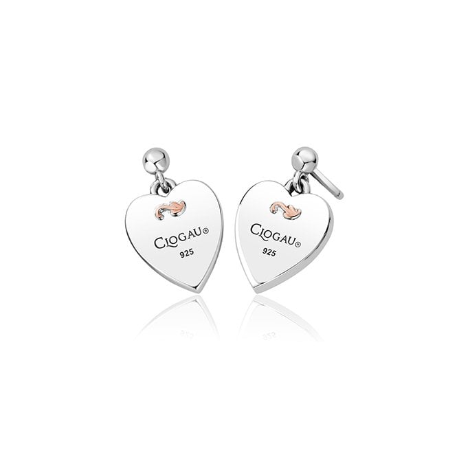 Clogau Tree of Life Insignia Heart Stud Earrings