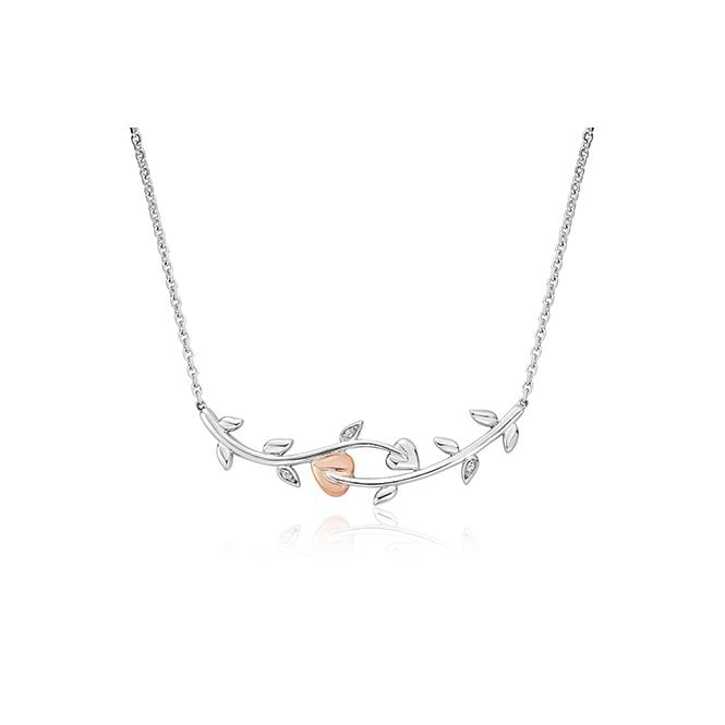 Clogau Vine of Life White Topaz Necklace