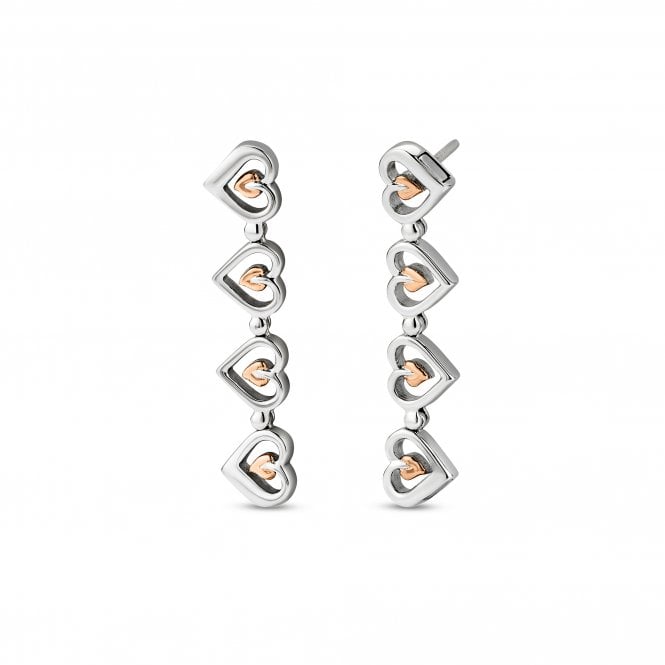 Clogau Tree Of Life 2 in 1 Heart Earrings