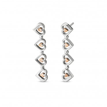 ClogauTree Of Life 2 in 1 Heart Earrings