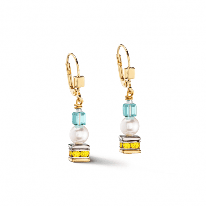 Coeur De Lion Pearl & Swarovski Crystal Drop Earrings
