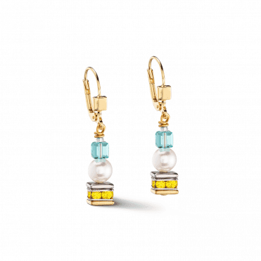 Coeur De Lion Pearl & Swarovski Crystal Drop Earrings