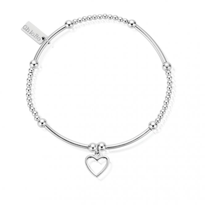 ChloBo Cute Mini Open Heart Bracelet