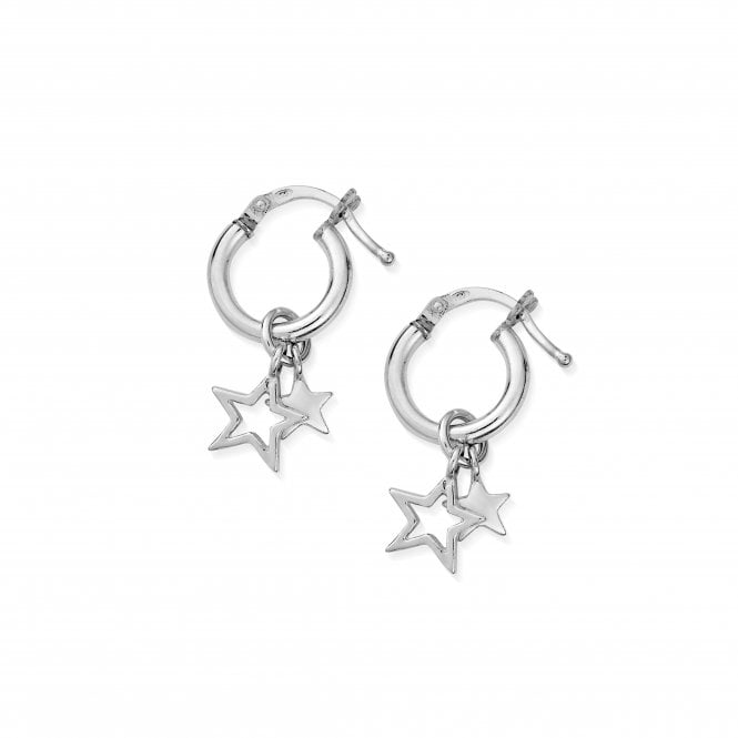 ChloBo Double Star Small Hoops