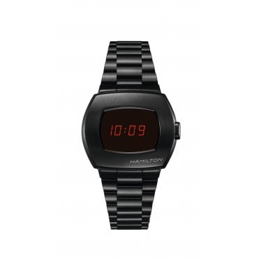 Hamilton Black PSR Digital Red Display H52404130