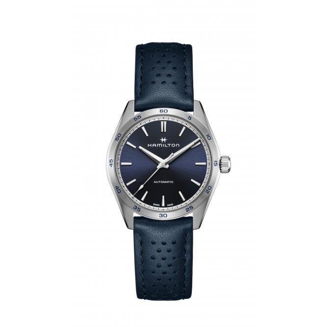 Hamilton Jazzmaster Performer Auto Blue Dial Strap Watch
