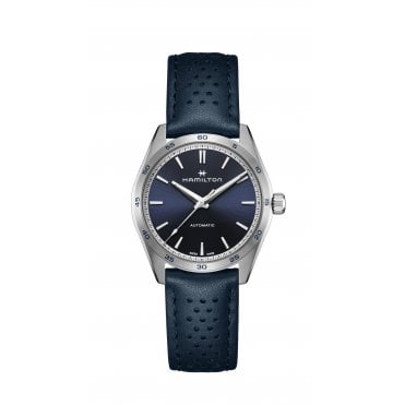 Hamilton Jazzmaster Performer Auto Blue Dial Strap Watch