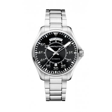 Hamilton Khaki Aviation Pilot Day Date SS Auto H64615135