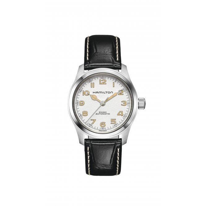 Hamilton Khaki Field Murph 38mm White Dial Strap Watch