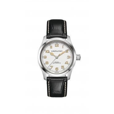Hamilton Khaki Field Murph 38mm White Dial Strap Watch