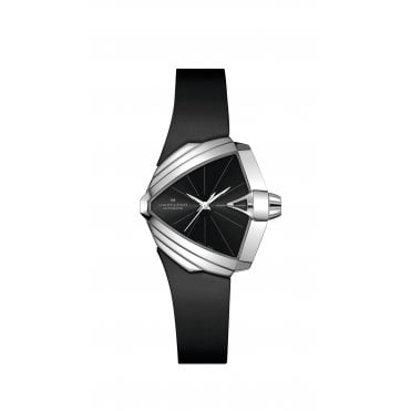 Hamilton Ladies Ventura Automatic Rubber Strap Watch H24105330