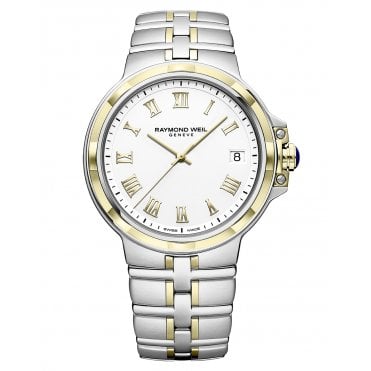 Raymond Weil Two Toned Parsifal White Dial 5580-STP-00308