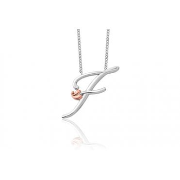 Tree of Life Initials Necklace - Letter F