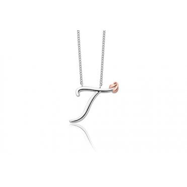 Tree of Life Initials Necklace - Letter T