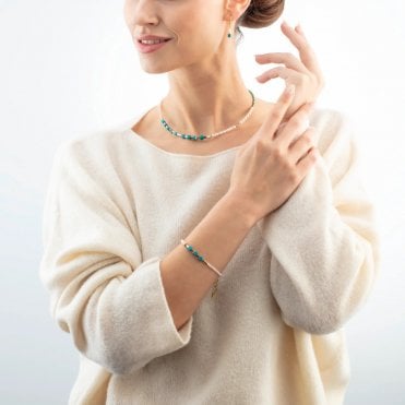 Turquoise Pearl Fusion Bracelet
